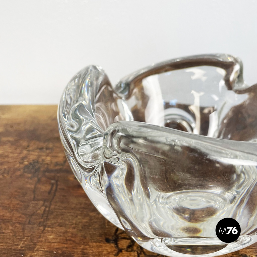 Posacenere da tavolo in cristallo, 1970 ca.