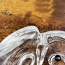 Posacenere da tavolo in cristallo, 1970 ca.