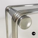 Consolle in vetro e acciaio, 1970 ca.