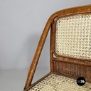 Sedia in paglia e rattan, 1960 ca.