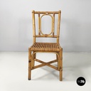 Sedie in rattan, 1960 ca.
