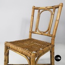 Sedie in rattan, 1960 ca.