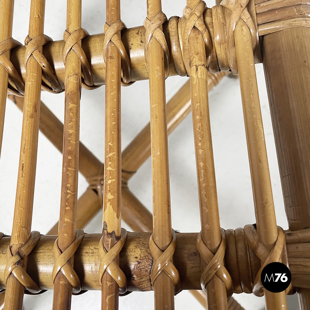 Sedie in rattan, 1960 ca.