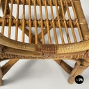 Sedie in rattan, 1960 ca.
