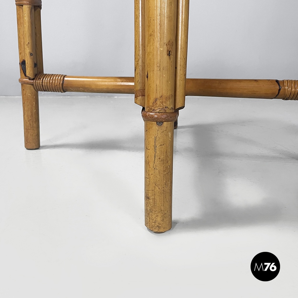 Sedie in rattan, 1960 ca.