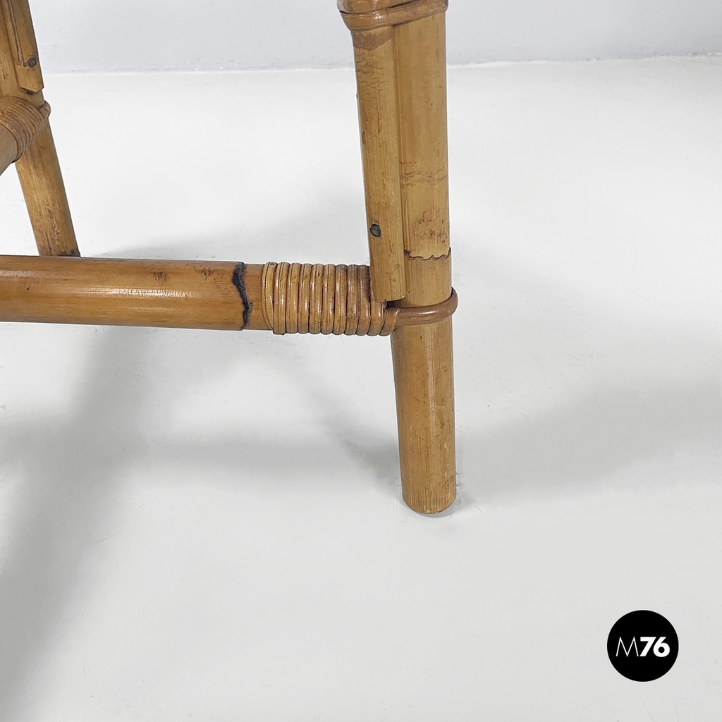 Sedie in rattan, 1960 ca.