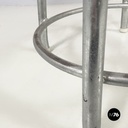 Sgabello in legno e metallo, 1960 ca.