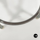 Sgabello in legno e metallo, 1960 ca.