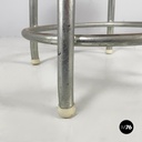 Sgabello in legno e metallo, 1960 ca.