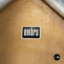 Sgabello in legno e metallo, 1960 ca.