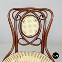 Sedie in legno e rattan, primi del 1900 ca.