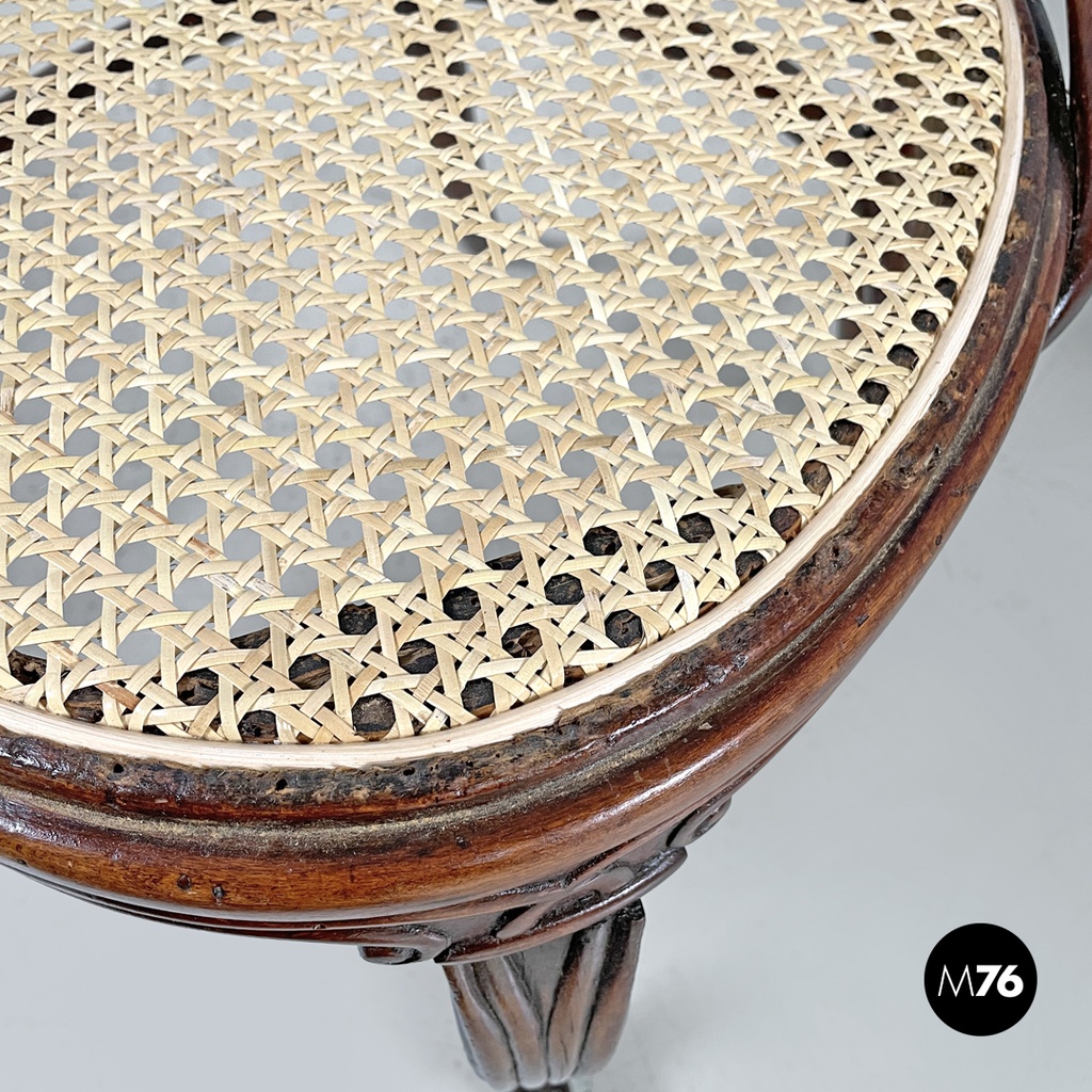 Sedie in legno e rattan, primi del 1900 ca.