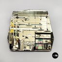 Specchio in legno e metallo, 1950 ca.