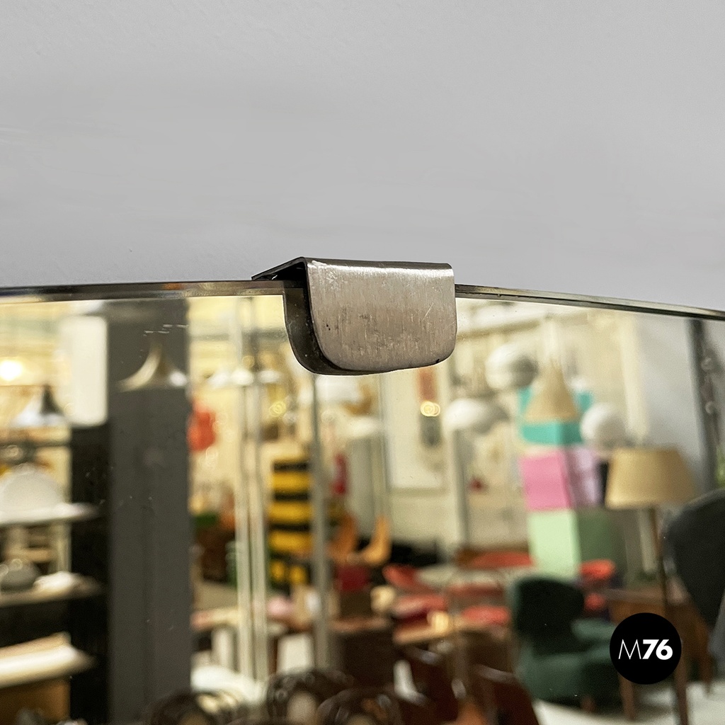 Specchio in legno e metallo, 1950 ca.