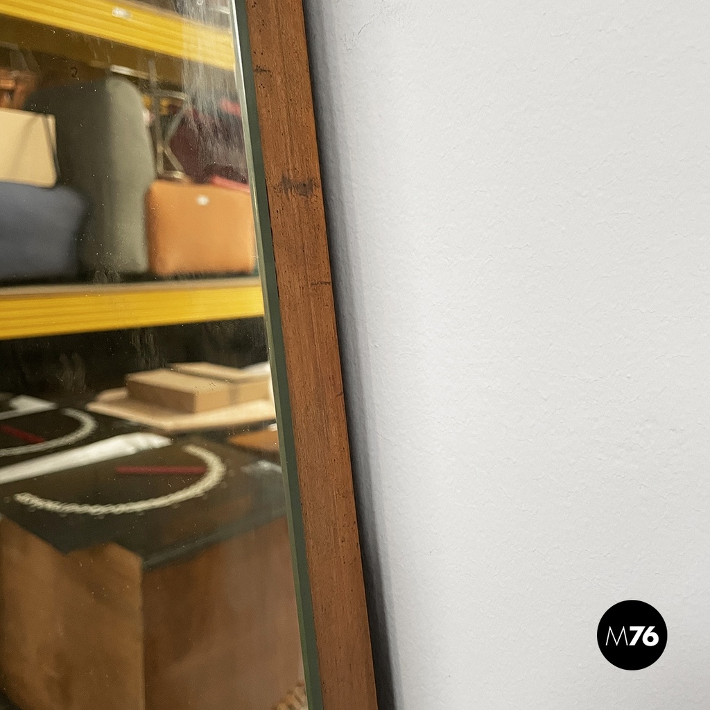 Specchio in legno e metallo, 1950 ca.