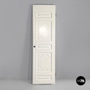 Porta decorata in legno bianco, 2000 ca.