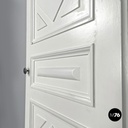 Porta decorata in legno bianco, 2000 ca.