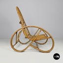 Poltrona in rattan, 1970 ca.