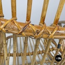 Poltrona in rattan, 1970 ca.