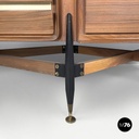 Sideboard in legno e marmo, 1960 ca.