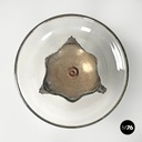 Coppa in legno e vetro, primi del 1900 ca.