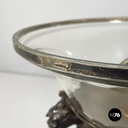 Coppa in legno e vetro, primi del 1900 ca.