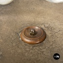 Coppa in legno e vetro, primi del 1900 ca.