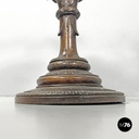 Coppa in legno e vetro, primi del 1900 ca.