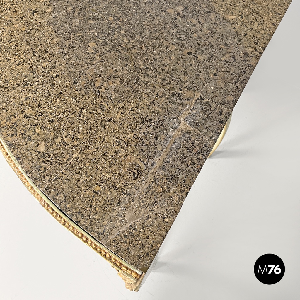 Consolle angolari con piano in marmo lumachella, 1700 ca.