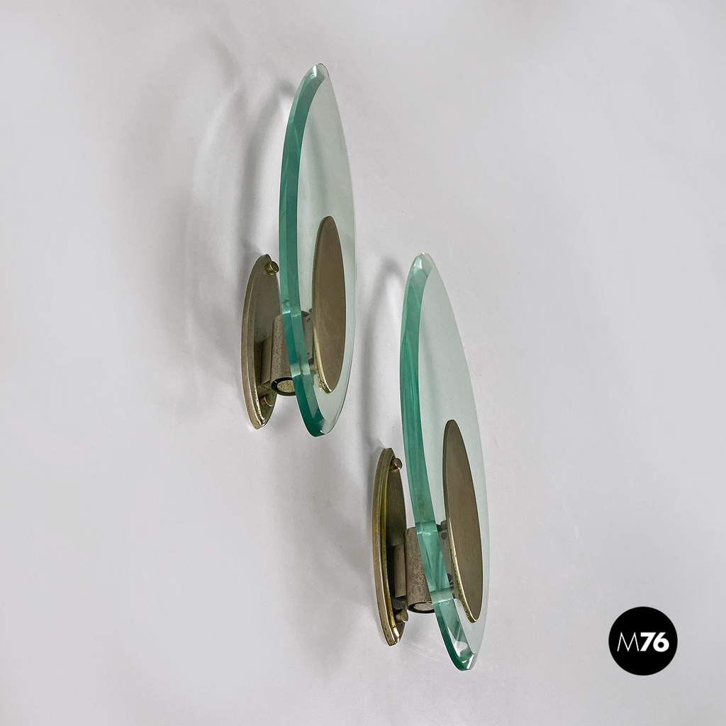 Applique in vetro di Lumi, 1970 ca.