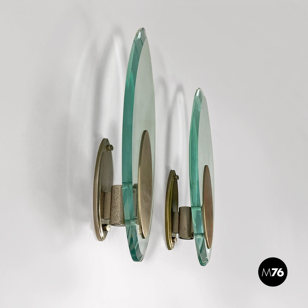 Applique in vetro di Lumi, 1970 ca.