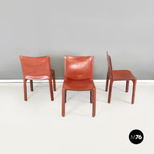 Sedie CAB 412 di Mario Bellini per Cassina, 1980 ca. 