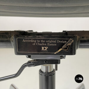 Sedia da ufficio EA108 di Charles e Ray Eames per ICF, 1970 ca. 