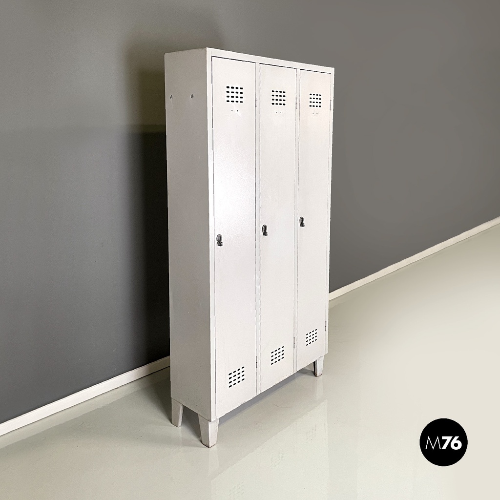 Armadio in metallo grigio, 1970 ca. 