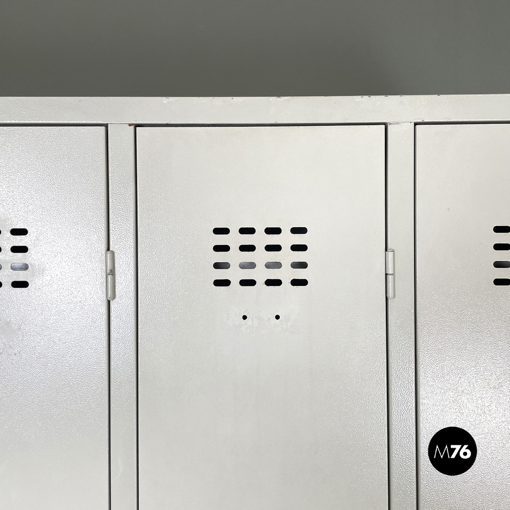 Armadio in metallo grigio, 1970 ca. 