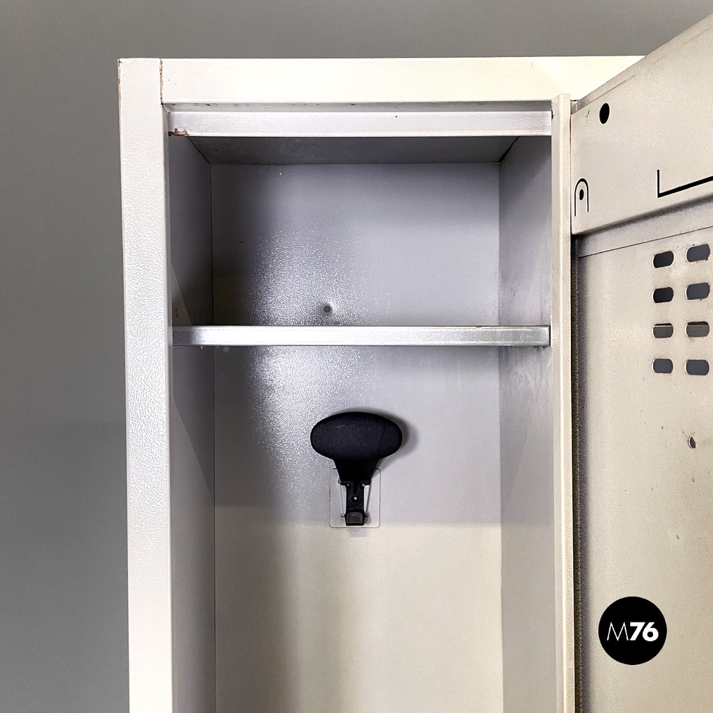 Armadio in metallo grigio, 1970 ca. 