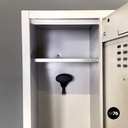 Armadio in metallo grigio, 1970 ca. 