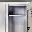 Armadio in metallo grigio, 1970 ca. 