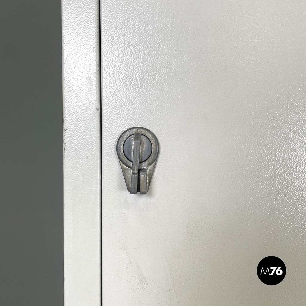 Armadio in metallo grigio, 1970 ca. 