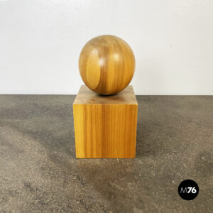 Sculture geometriche in legno, 1970 ca.