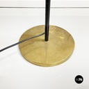 Lampada da terra in metallo e ottone, 1950 ca.