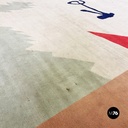 Tappeto Kleto di Ettore Sottsass per Cleto Munari, 1980 ca.