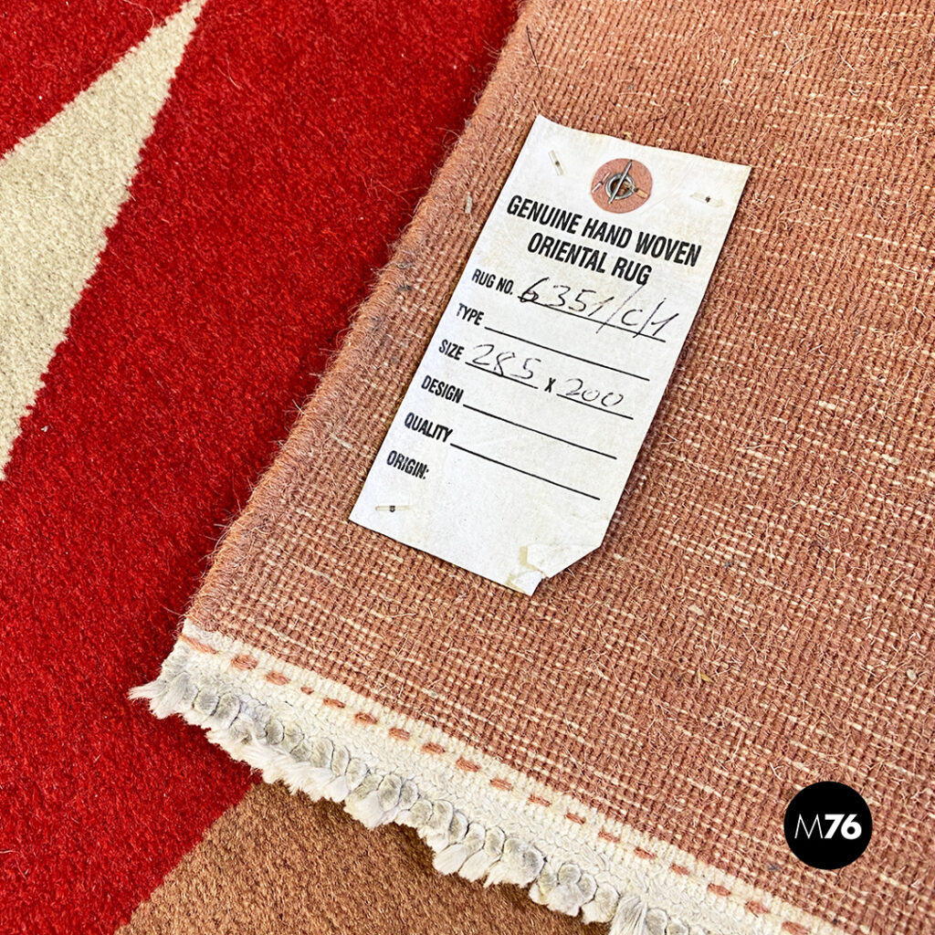 Tappeto Kleto di Ettore Sottsass per Cleto Munari, 1980 ca.