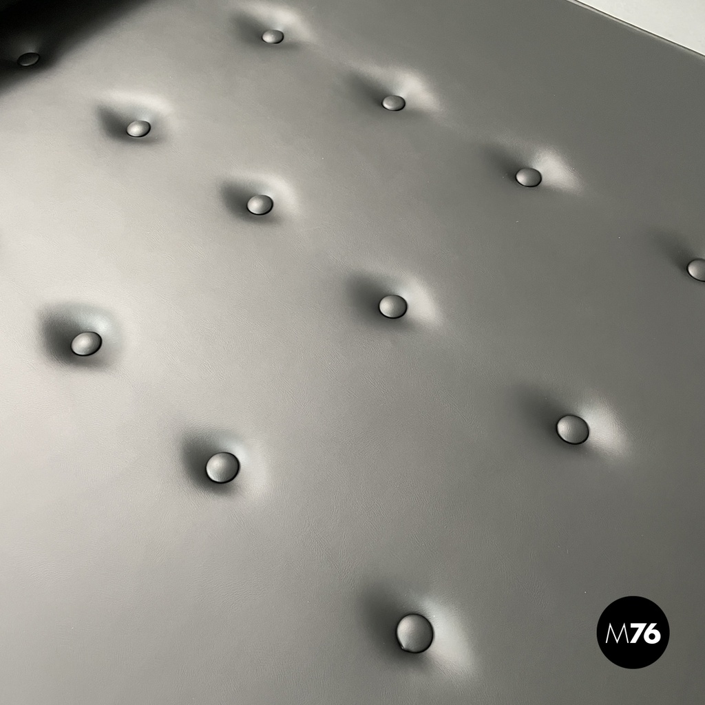 Materasso per daybed in finta pelle nera, 2024 