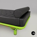 Materasso per daybed in finta pelle nera, 2024 