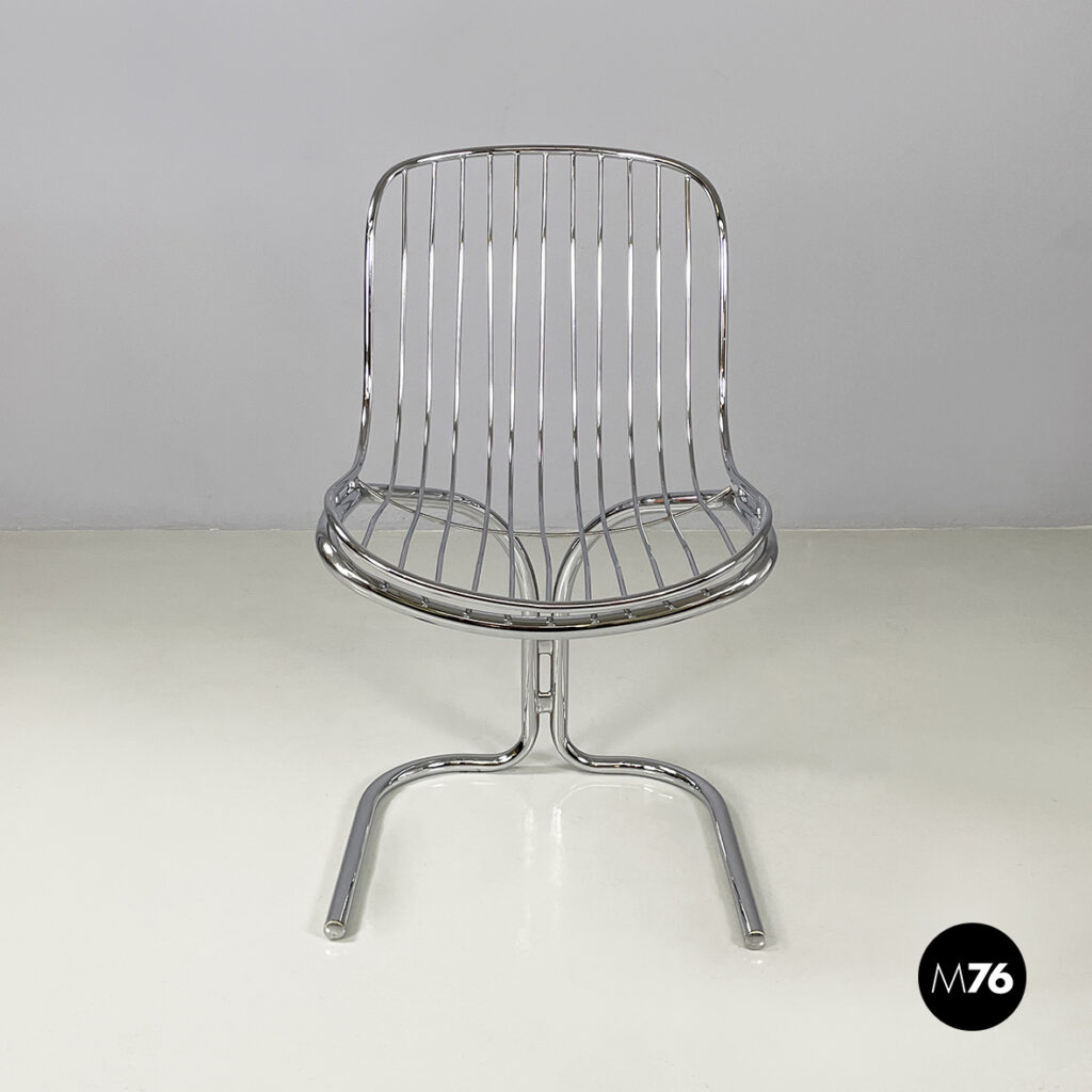 Sedia in metallo, 1970 ca.