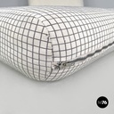 Cuscini in tessuto con ricamo geometrico, 1980 ca.