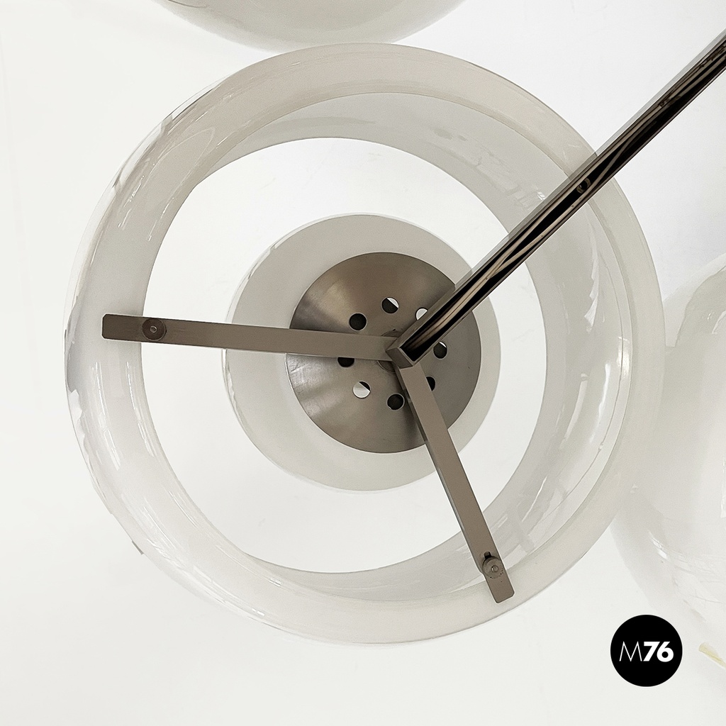 Lampadario Pentaclinio di Vico Magistretti per Artemide, 1970 ca. 