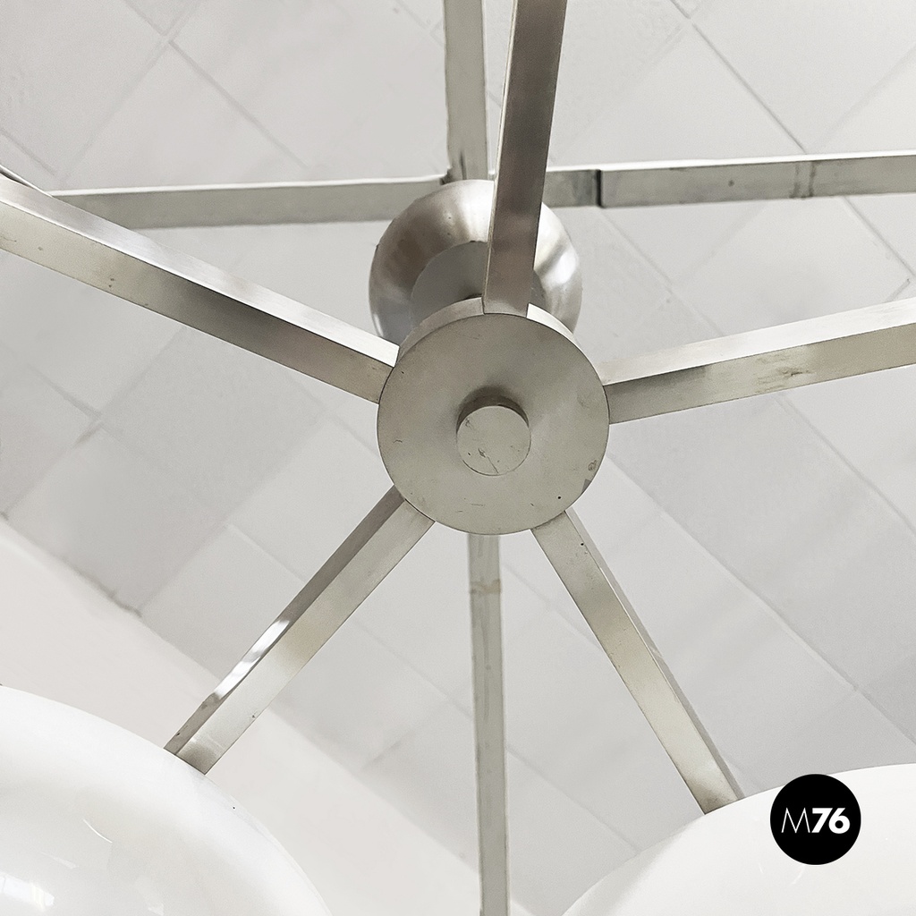 Lampadario Pentaclinio di Vico Magistretti per Artemide, 1970 ca. 