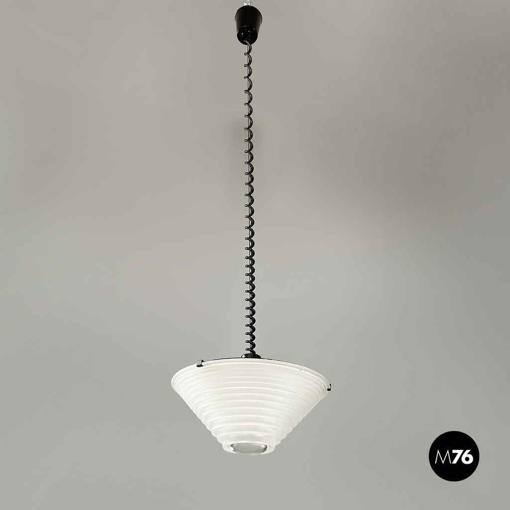 Lampadario Egina di Angelo Mangiarotti per Artemide, 1970 ca.